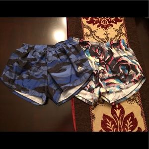 Adidas Girls Running Shorts - Bundle of 2